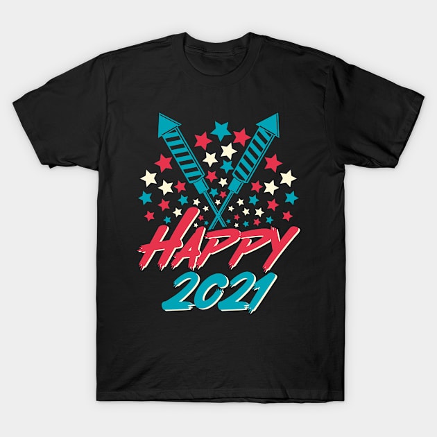 Happy 2021 T-Shirt by Dwarf_Monkey